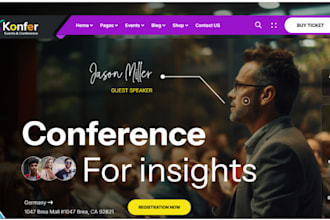 design odoo event website venue management guest list odoo conference website