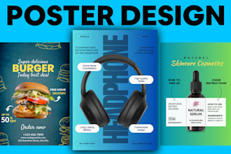design a promotional poster and social media poster