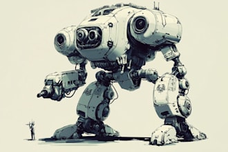 draw warhammer illustration based on your description