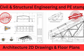 draw architectural drawing stamp city permit