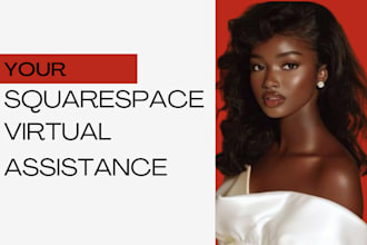 be your squarespace website designer in french VA upload content update website
