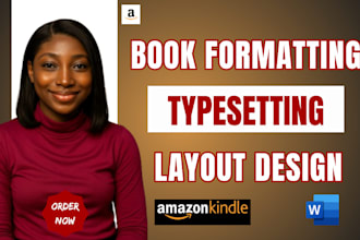 do book formatting typesetting book layout design book design for amazon kdp