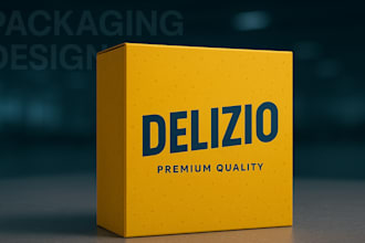 do packaging design with dieline design, label design, and 3d mockup