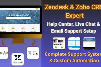 customize and manage your zendesk or zoho CRM for top support flow