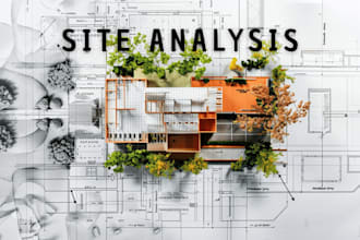 create architectural mapping diagrams, site analysis and master plan
