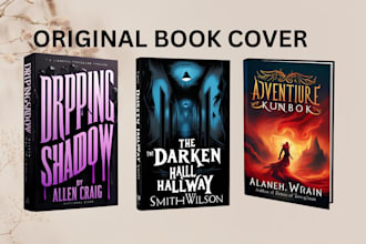 design original book cover ebook cover KDP paperback illustration fantasy
