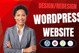 design and develop custom wordpress websites with elementor, divi ,woocommerce