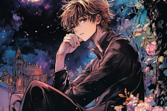 do anime manga comic in manga style, anime comic art