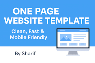 create a simple responsive website template