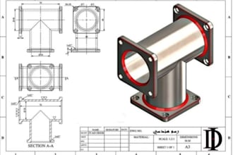 2d, 3d model cad design industrial mechanical product 3d print stl dxf fusion360
