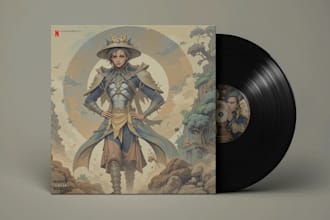 design professional album cover, mixtape cover design