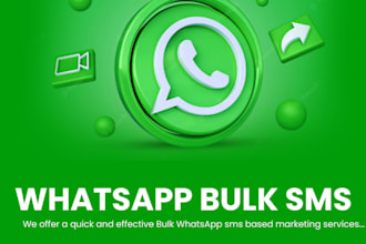 send whatsapp bulk SMS messages marketing for your business in one click