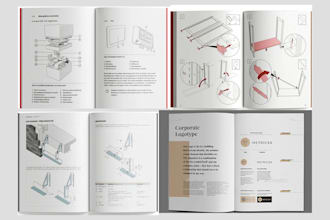 write and design user guide, training manual instructions and product manual