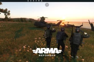 make a custom dayz server with arma reforger mods and script