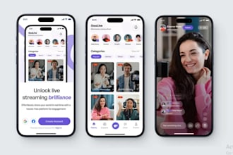 develop live streaming app video streaming app music streaming app streaming web