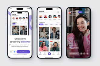 develop live streaming app video streaming app music streaming app streaming web