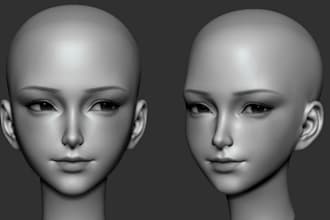 sculpt 3d mask 3d head 3d helmet cosplay helmet mask model custom 3d mask helmet