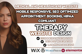 design therapy website, mental health, wellness counseling website redesign
