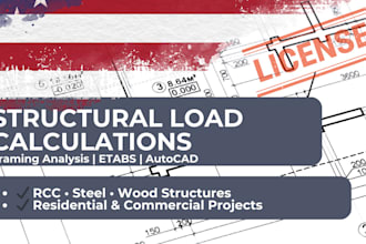 structural analysis, design with autocad, revit and drafting of civil structures