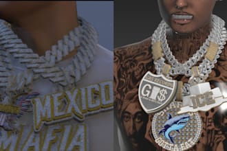 make custom chains and glowing chains for fivem and gta 5