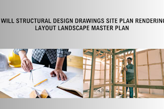 render and design master site plan, landscape, and layout