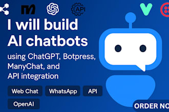 create custom ai chatbots with openai, botpress API keys, chatgpt and manychat