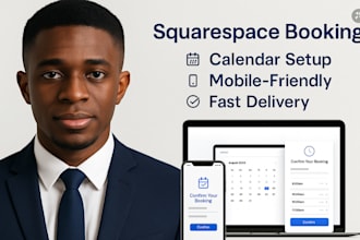 setup squarespace booking, calendar, or appointment scheduling system