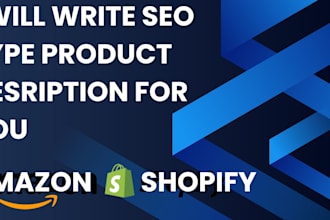 write highconverting SEO product descriptions for any niche