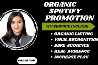 do professional spotify music promotion and run music ads to promote your spotif