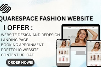 build squarespace business photography blog fashion booking real estate website