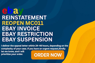 reinstate ebay suspension reopen mc011 mc999 mc113 ebay invoice ebay restriction