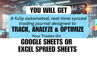 develop trading journal on google sheet for forex crypto stocks futures mt4 mt5