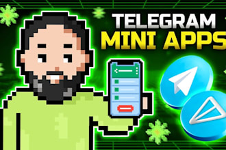 develop solana mini game, telegram mini game, telegram mini website, tapswap