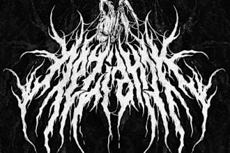 do a metal,hardcore,heavy metal, black metal band logo