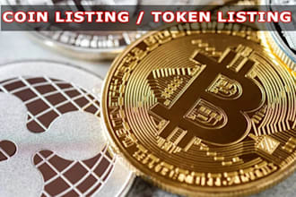 do your token coin listing on top exchange website