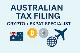 prepare australian tax returns for crypto traders and expats