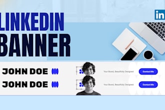 design linkedin banner resume templates for job seekers