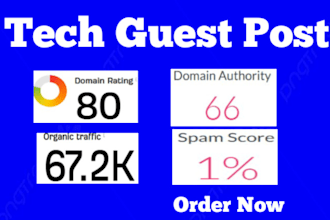 publish high authority tech guest posts and backlinks
