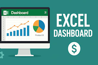 make ms excel sales dashboard, pivot table, and charts