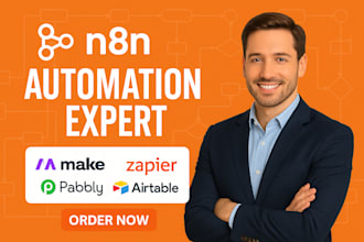 build n8n automation n8n ai agent n8n workflow make automation n8n expert