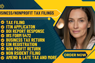 file irs approved ptin, foreign owned llc US tax returns form 1120 5472, 1065