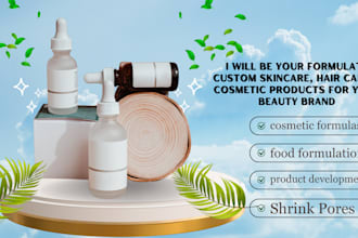 formulate custom skincare, hair care and cosmetic products for your beauty brand