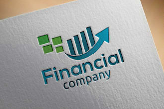 design credit repair accounting, tax, business consulting and financial logo