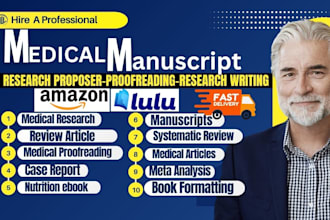write medical manuscript, meditation script, systematic review, medical research