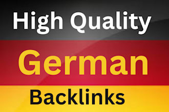 get powerful german baclinks from niche germany site