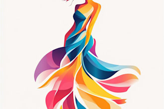 design a modern fashion logo with copyright