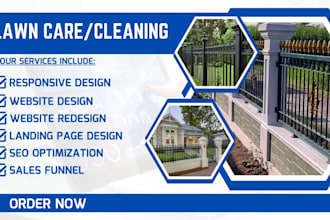 design lawncare website power washing pressure washing house cleaning website