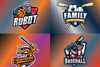 design a unique basketball team, league, tournament, and event logo