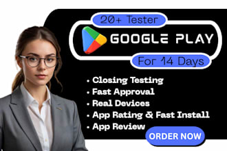 provide 20 12 app testers android app google play console app publishing