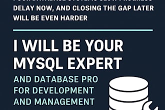 be your mysql expert, pro developer, and database manager